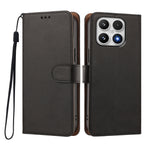 For Xiaomi 17 Case Wallet Flip Stand PU Leather Phone Cover with Wrist Strap