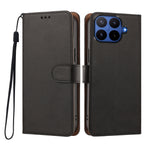 For Xiaomi 17T Pro Case Wallet Flip Stand PU Leather Phone Cover with Wrist Strap
