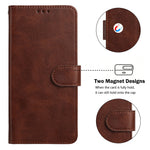For Samsung Galaxy A27 5G Case Wallet Flip Stand PU Leather Phone Cover with Wrist Strap