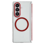 For Samsung Galaxy Z Fold7 5G Magnetic Case Hard PC Foldable Phone Cover with Front Frame