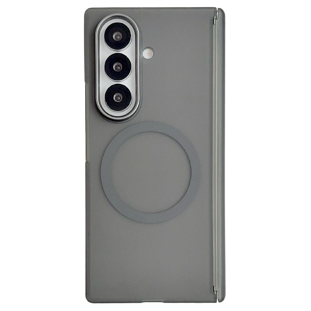 For Samsung Galaxy Z Fold7 5G Magnetic Case Hard PC Foldable Phone Cover with Front Frame