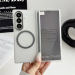 For Samsung Galaxy Z Fold7 5G Magnetic Case Hard PC Phone Cover with Integrated Screen Protector