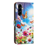 For Samsung Galaxy A27 5G Case Pattern Printed Wallet Flip Stand PU Leather Phone Cover with Wrist Strap