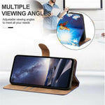 For Samsung Galaxy A27 5G Case Pattern Printed Wallet Flip Stand PU Leather Phone Cover with Wrist Strap