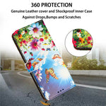 For Samsung Galaxy A27 5G Case Pattern Printed Wallet Flip Stand PU Leather Phone Cover with Wrist Strap