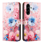 For Samsung Galaxy A27 5G Case Pattern Printed Wallet Flip Stand PU Leather Phone Cover with Wrist Strap