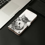 For Samsung Galaxy A36 5G Case Pattern Printed Wallet Flip Stand PU Leather Phone Cover with Wrist Strap