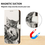 For Samsung Galaxy A36 5G Case Pattern Printed Wallet Flip Stand PU Leather Phone Cover with Wrist Strap