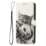 For Samsung Galaxy A36 5G Case Pattern Printed Wallet Flip Stand PU Leather Phone Cover with Wrist Strap