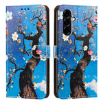 For Samsung Galaxy A36 5G Case Pattern Printed Wallet Flip Stand PU Leather Phone Cover with Wrist Strap
