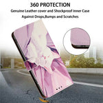Til Samsung Galaxy A56 5G Etui Mønstret Trykt Pung Flip Stand PU-Læder Telefoncover med Håndrem
