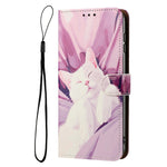 Til Samsung Galaxy A56 5G Etui Mønstret Trykt Pung Flip Stand PU-Læder Telefoncover med Håndrem