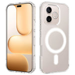 For Honor 600 Lite 5G  /  X80i 5G  /  600e 5G Clear Phone Magnetic Case TPU + Acrylic Back Cover