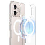 For Honor 600 Lite 5G  /  X80i 5G  /  600e 5G Clear Phone Magnetic Case TPU + Acrylic Back Cover