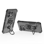 Til Oppo Reno16 F 5G / Reno16 FS 5G Cover Roterbar Ring Kickstand PC + TPU Stødsikkert Telefoncover