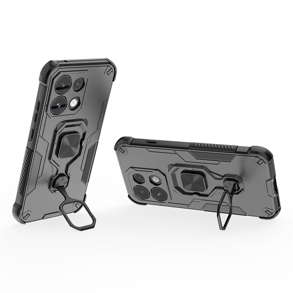 Til Oppo Reno16 F 5G / Reno16 FS 5G Cover Roterbar Ring Kickstand PC + TPU Stødsikkert Telefoncover