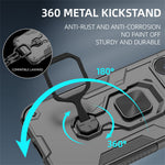 Til Oppo Reno16 F 5G / Reno16 FS 5G Cover Roterbar Ring Kickstand PC + TPU Stødsikkert Telefoncover
