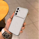 Skal till Samsung Galaxy S26 FE i PU-läder, stötsäkert TPU-skyddande mobilskal