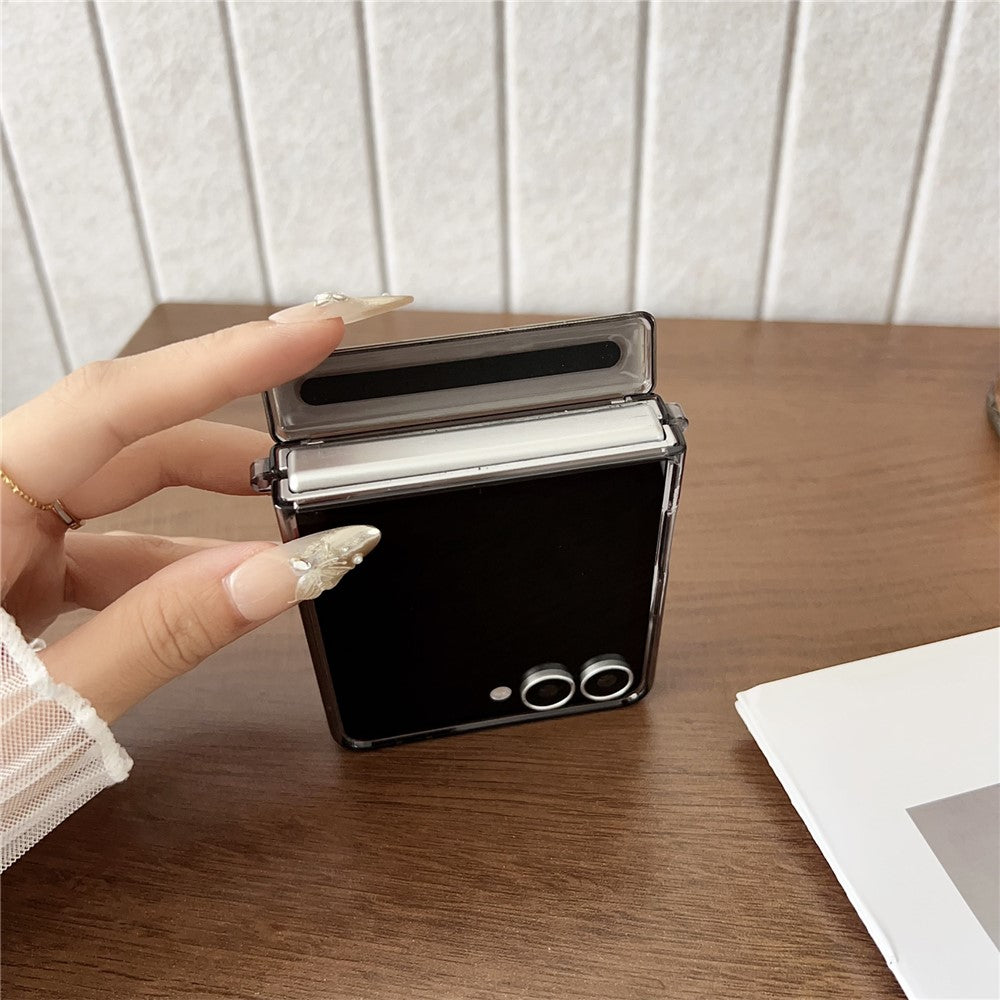 Til Samsung Galaxy Z Flip8 Telefon Magnetisk Etui Læder + PC Beskyttelsescover