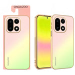 SINGIUZOO For OnePlus 15 5G Case Electroplated AG Matte Gradient Color PC + TPU Phone Cover