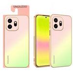 SINGIUZOO Til OnePlus 15T 5G Cover Elektrobelagt AG Mat Gradientfarvet PC + TPU Telefoncover