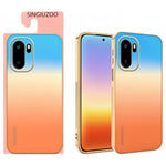 SINGIUZOO For OnePlus Ace 6 5G  /  Ace 6T 5G  /  15R 5G Case Electroplated AG Matte Gradient Color PC + TPU Phone Cover