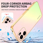 SINGIUZOO Til OnePlus Nord CE6 5G / Turbo 6V 5G Cover Galvaniseret AG Mat Gradientfarve PC + TPU Telefoncover