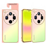 SINGIUZOO For Oppo Find X9 Ultra 5G Case Electroplated AG Matte Gradient Color PC + TPU Phone Cover