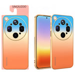 SINGIUZOO For Oppo Find X9 Ultra 5G Case Electroplated AG Matte Gradient Color PC + TPU Phone Cover