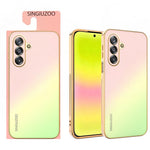 SINGIUZOO For Samsung Galaxy A18 5G / A18 4G / A17 5G / A17 4G / M17 5G Case Electroplated AG Matte Gradient Color PC + TPU Phone Cover