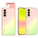 SINGIUZOO For Samsung Galaxy A36 5G Case Electroplated AG Matte Gradient Color PC + TPU Phone Cover