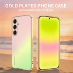 SINGIUZOO For Samsung Galaxy S25+ Case Electroplated AG Matte Gradient Color PC + TPU Phone Cover