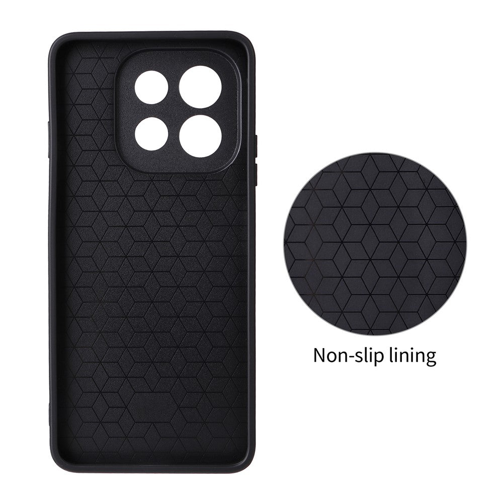 Huawei nova Y74 4G / Enjoy 90 / Enjoy 90 Plus-etui med kulfiberstruktur, læderbelagt TPU og PC samt metalring til magnetisk bilmontering