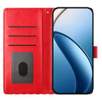 For iPhone 17th / 16th Case Heart Pattern PU Leather Flip Wallet Stand Phone Cover with Wrist Strap