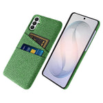 For Samsung Galaxy S26 FE Case Cloth + Hard PC Phone Cover with Dual Card Slots