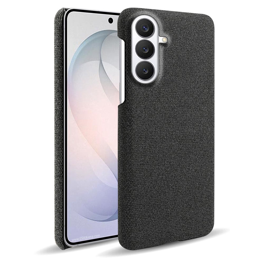 For Samsung Galaxy S26 FE Phone Case Cloth Texture Anti-Scratch Protective PC Back Cover