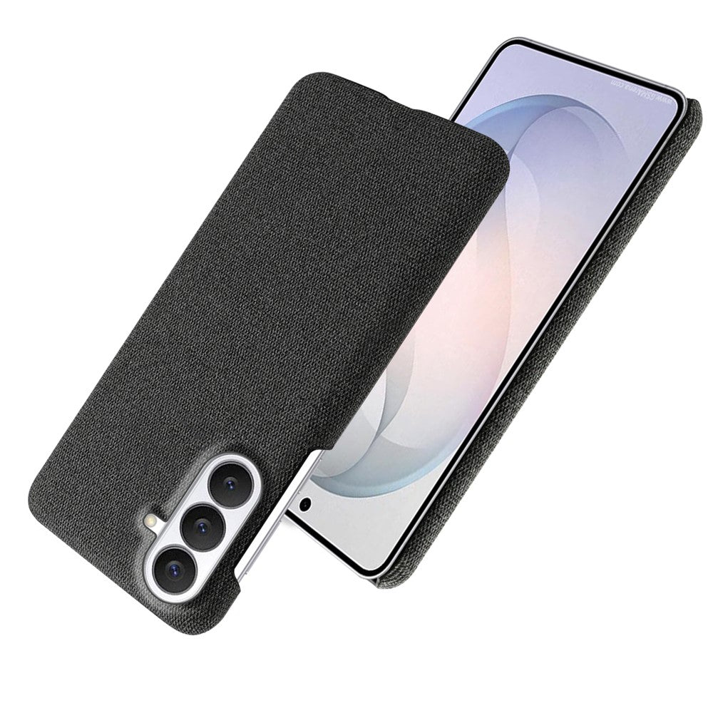 For Samsung Galaxy S26 FE Phone Case Cloth Texture Anti-Scratch Protective PC Back Cover