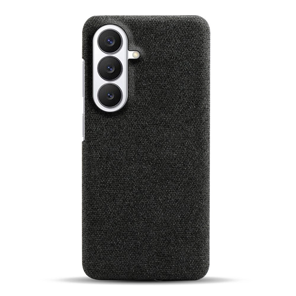 For Samsung Galaxy S26 FE Phone Case Cloth Texture Anti-Scratch Protective PC Back Cover