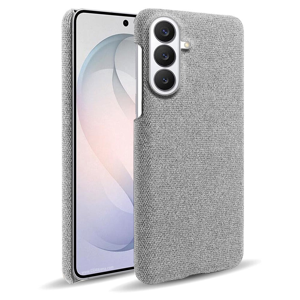 For Samsung Galaxy S26 FE Phone Case Cloth Texture Anti-Scratch Protective PC Back Cover