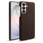 For Samsung Galaxy S26 FE Phone Case Cloth Texture Anti-Scratch Protective PC Back Cover