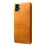 For Samsung Galaxy A07 5G Case Calf Texture PU Leather Coated PC Phone Cover