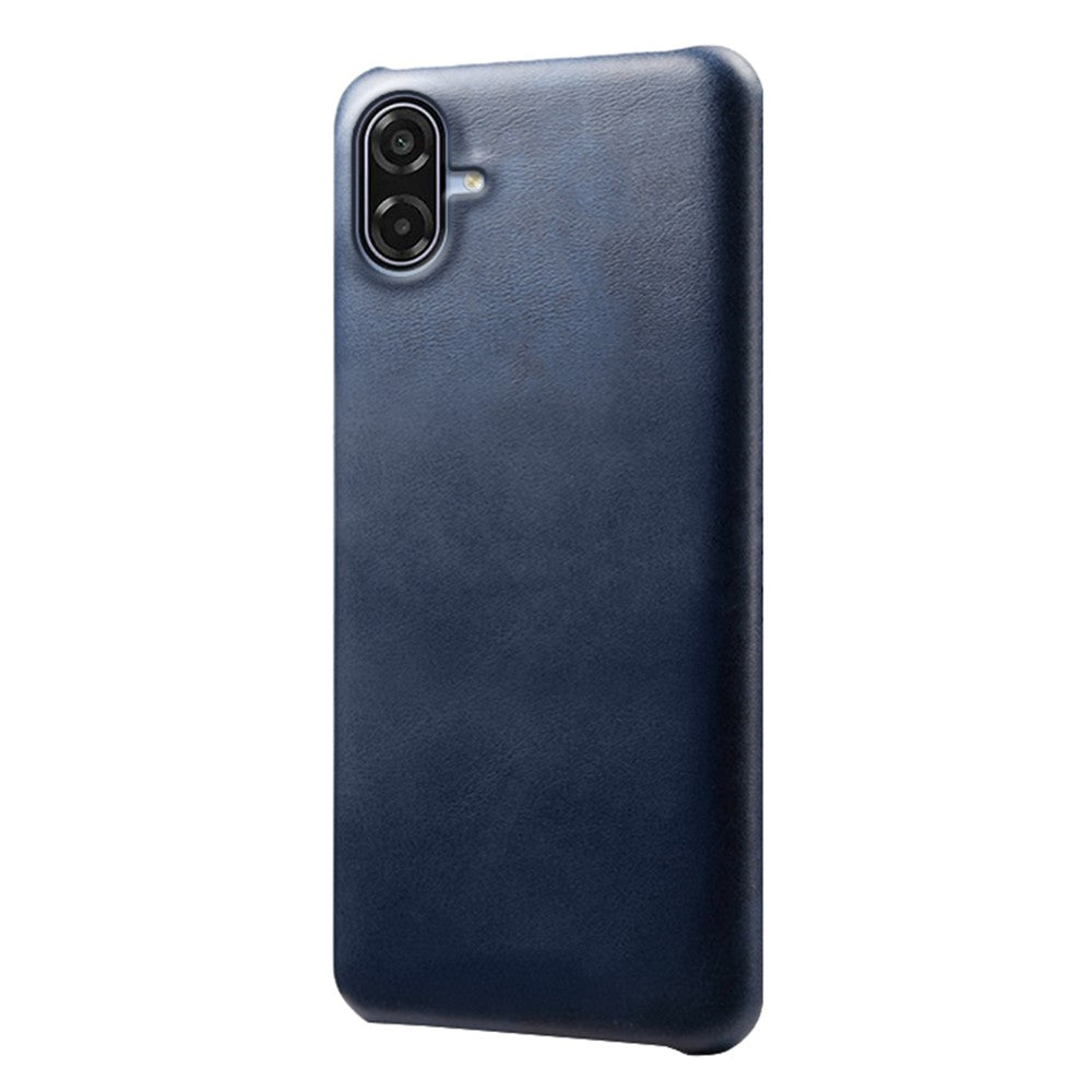 For Samsung Galaxy A07 5G Case Calf Texture PU Leather Coated PC Phone Cover