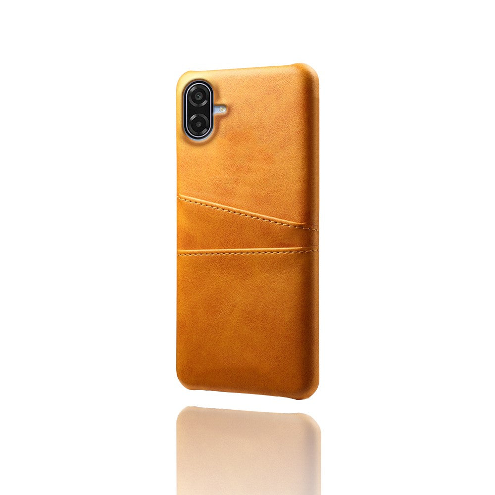 For Samsung Galaxy A07 5G Case Dual Card Slots PU Leather + Hard PC Phone Cover