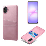 For Samsung Galaxy A07 5G Case Dual Card Slots PU Leather + Hard PC Phone Cover