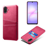 For Samsung Galaxy A07 5G Case Dual Card Slots PU Leather + Hard PC Phone Cover
