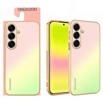 SINGIUZOO Til Samsung Galaxy S26 FE Cover Elektropletteret AG Mat Gradientfarvet PC + TPU Telefoncover