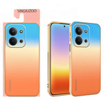 SINGIUZOO Skal för Xiaomi Redmi 15C 5G (EU) (173 mm) / Redmi 15C 4G (EU) (173 mm) Elektropläterad AG Matt Gradient Färg PC + TPU mobilskal