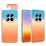 SINGIUZOO For Xiaomi Redmi Note 15 Pro 4G (Global) Case Electroplated AG Matte Gradient Color PC + TPU Phone Cover