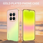 SINGIUZOO For Xiaomi Redmi Note 15 Pro 5G (Global) Case Electroplated AG Matte Gradient Color PC + TPU Phone Cover