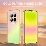 SINGIUZOO For Xiaomi Redmi Note 15 Pro+ 5G (Global)  /  Poco M8 Pro 5G Case Electroplated AG Matte Gradient Color PC + TPU Phone Cover
